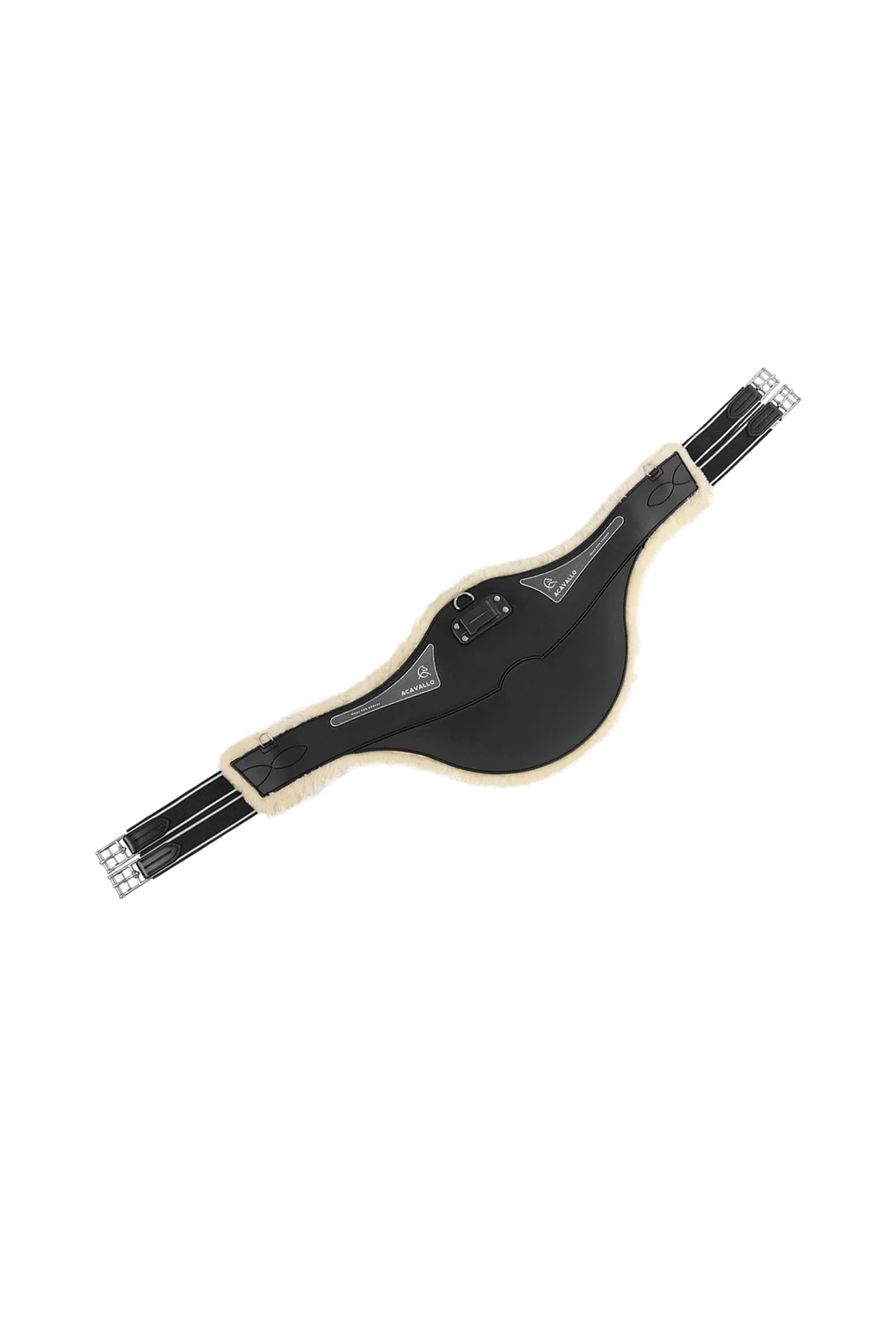 Stud Guard Girth Classic Gel With FauxFur Black 45"