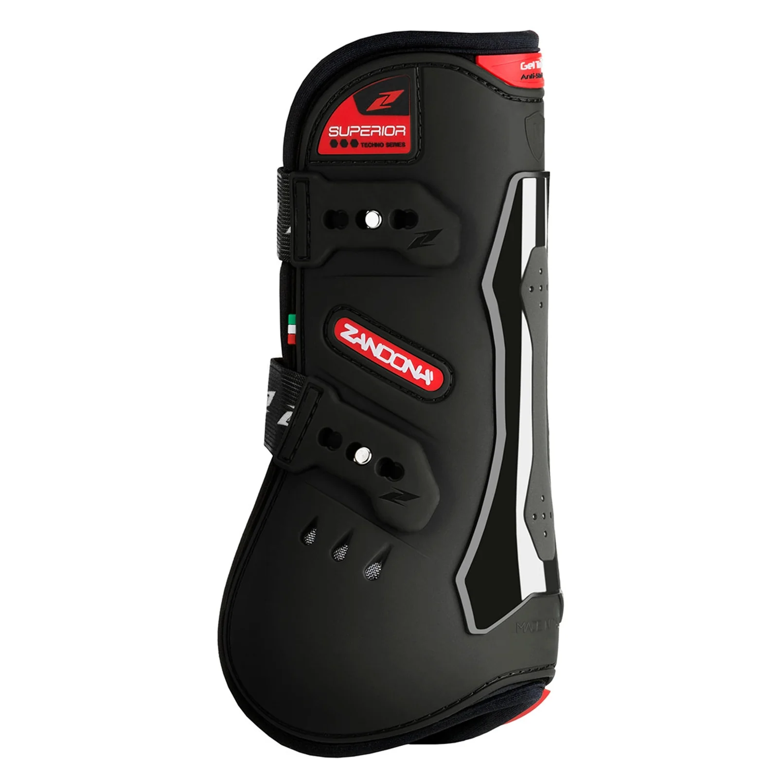 Superior Tendon Boots Black L+