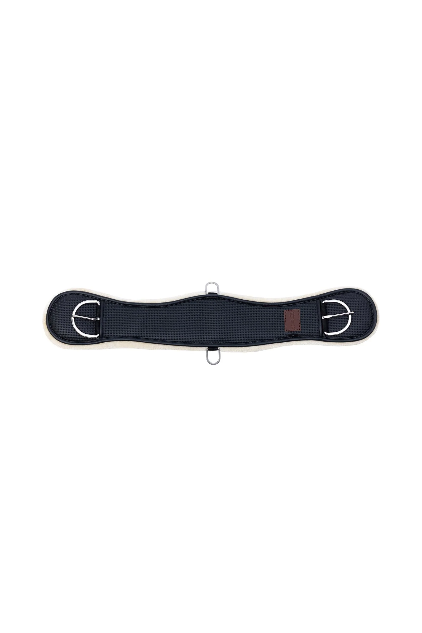 Synthetic Sheepskin Girth Black 24"