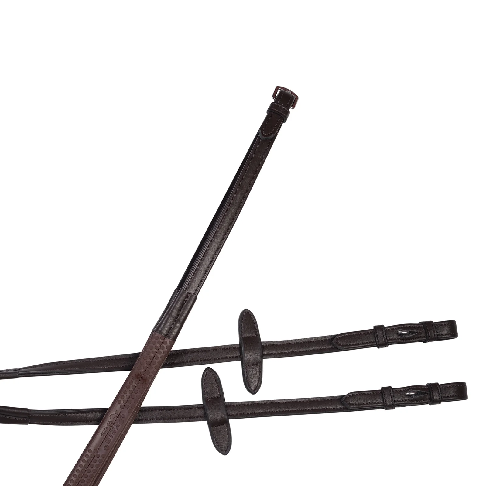 Syntovia+ Rubber Reins 54in Brown 54