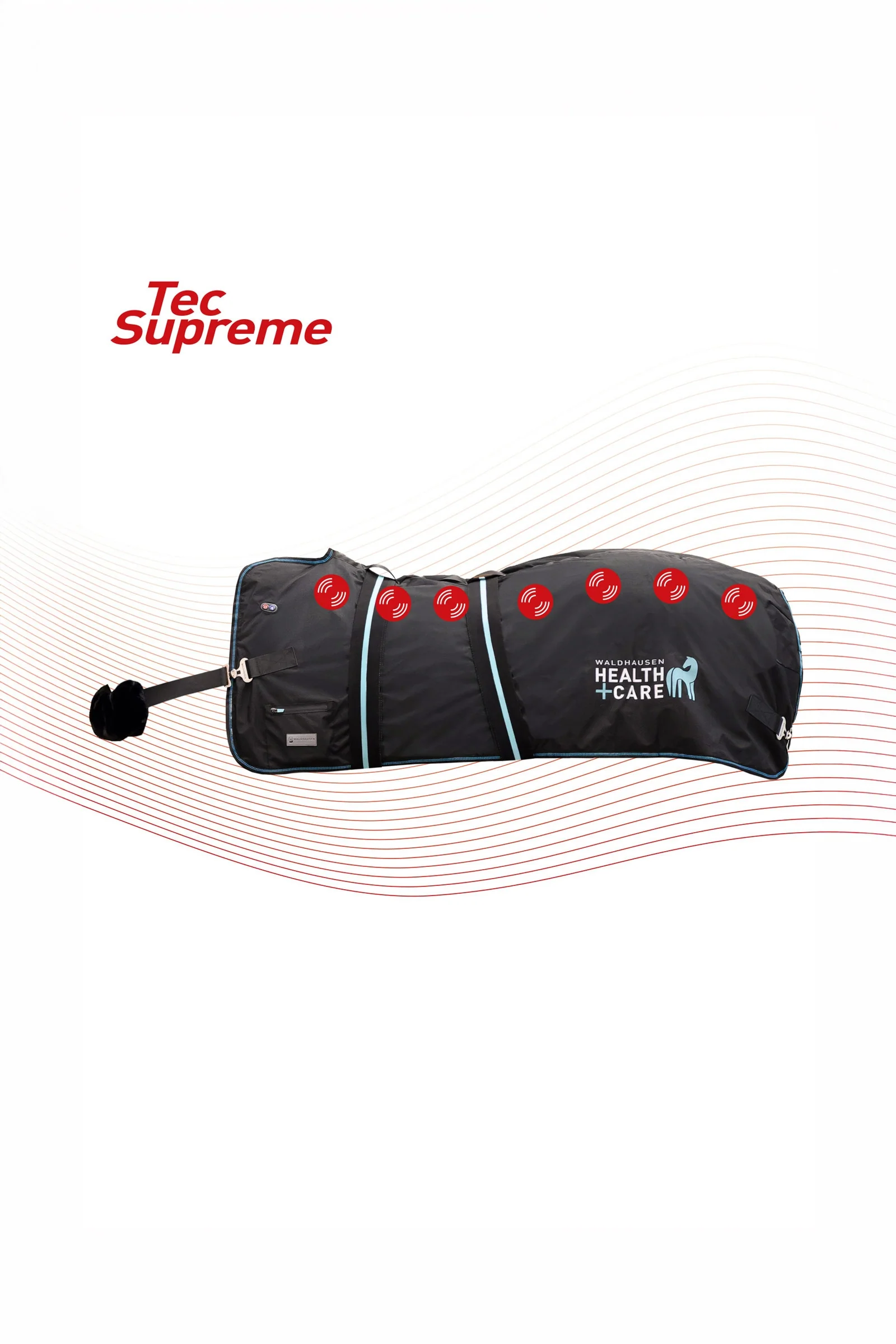 Tec Supreme Heating & Massage Rug Black M