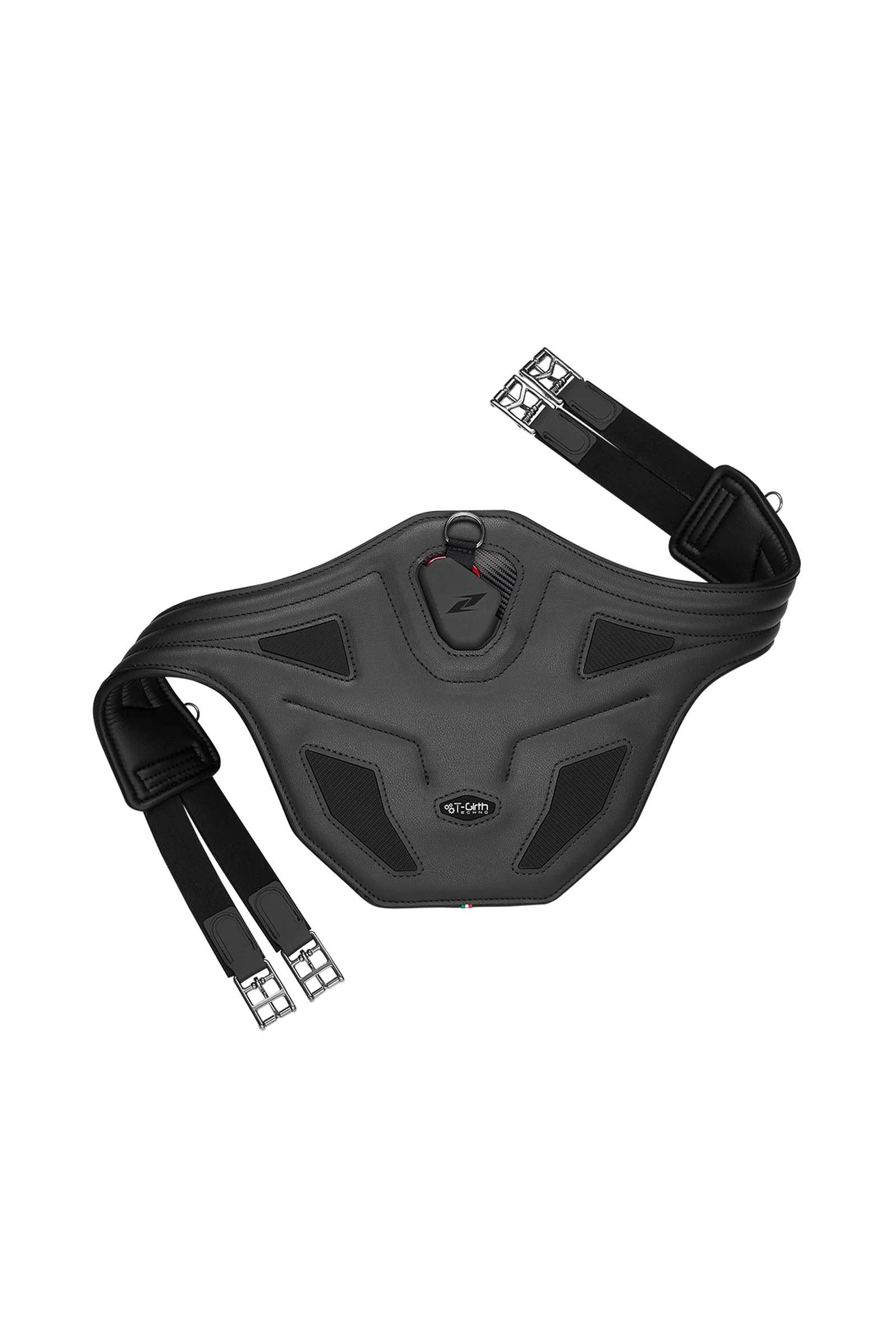 Techno Stud Girth Black 43"
