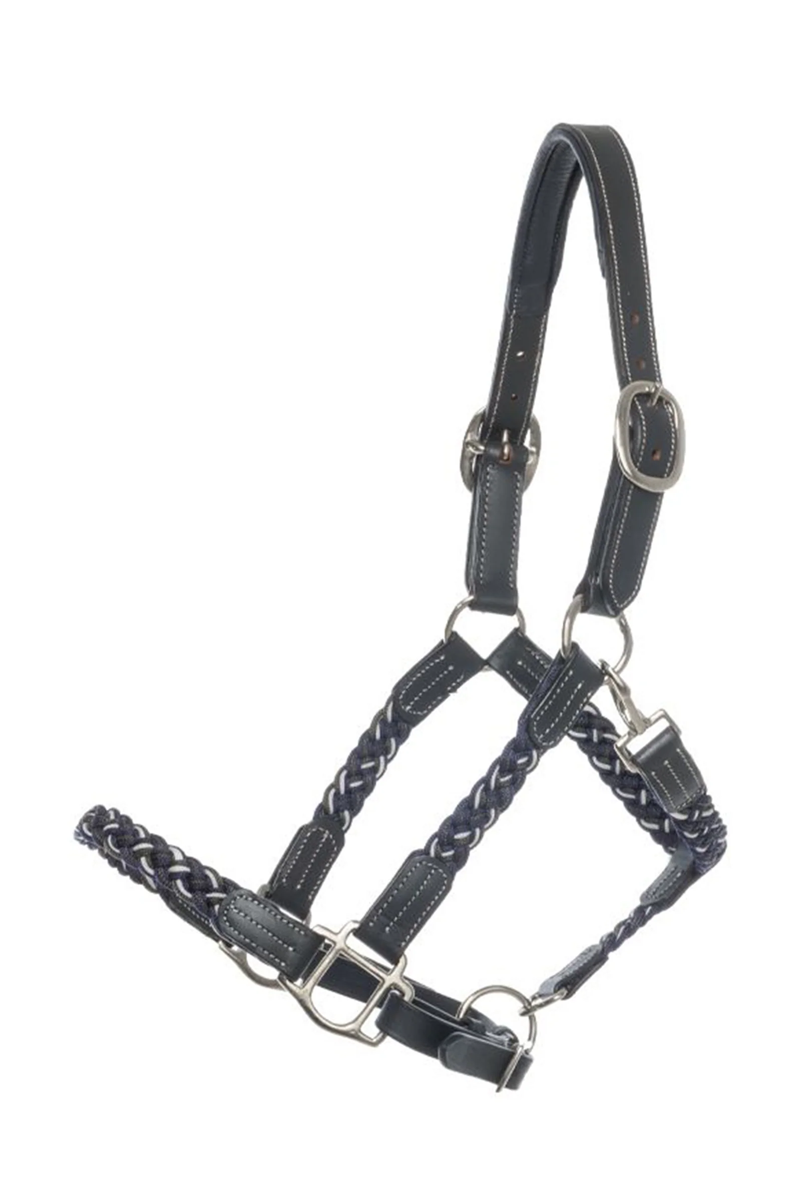 Tessa Braided Halter Antracite/ Navy/ White F