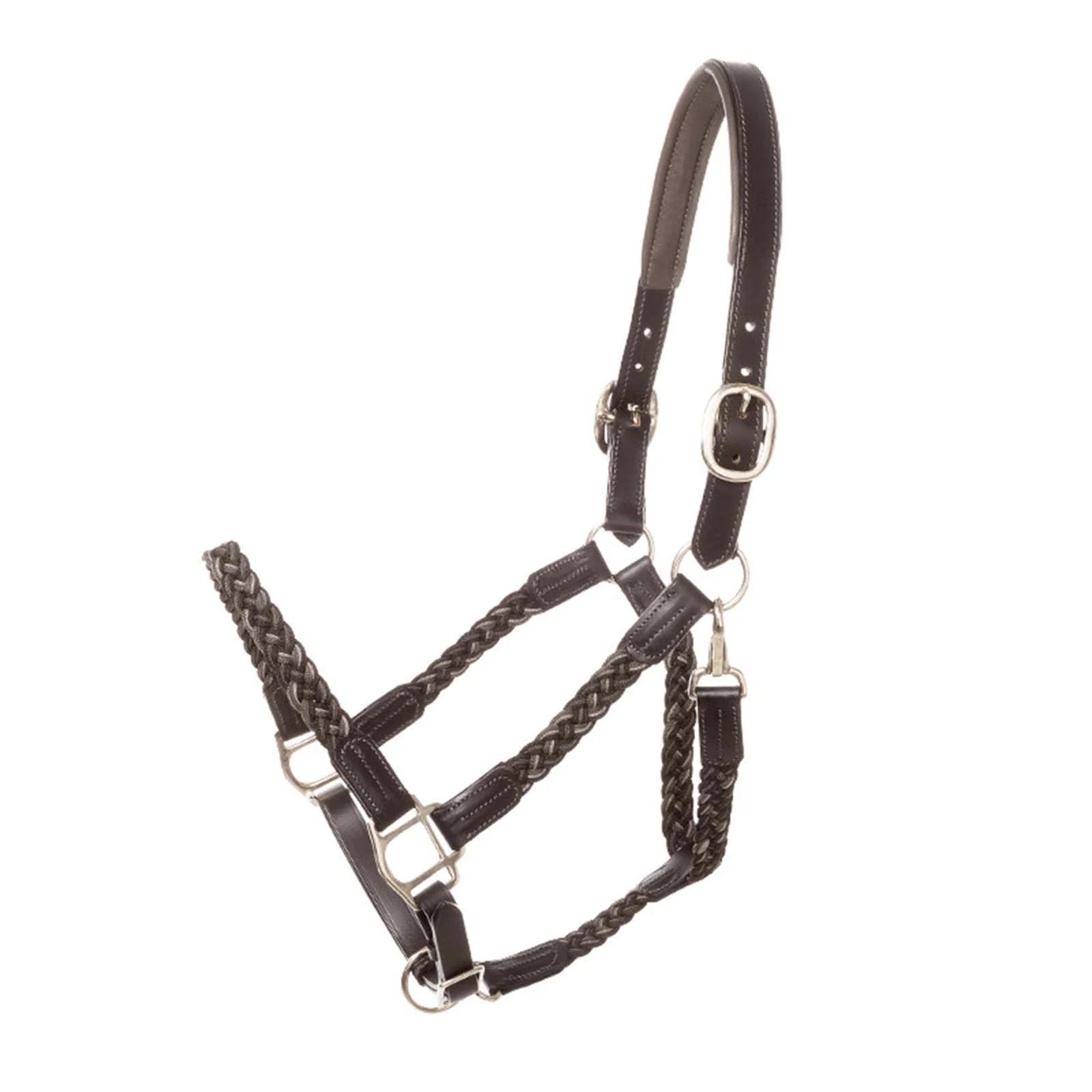 Tessa Braided Halter Black/ Anthracite/Grey F
