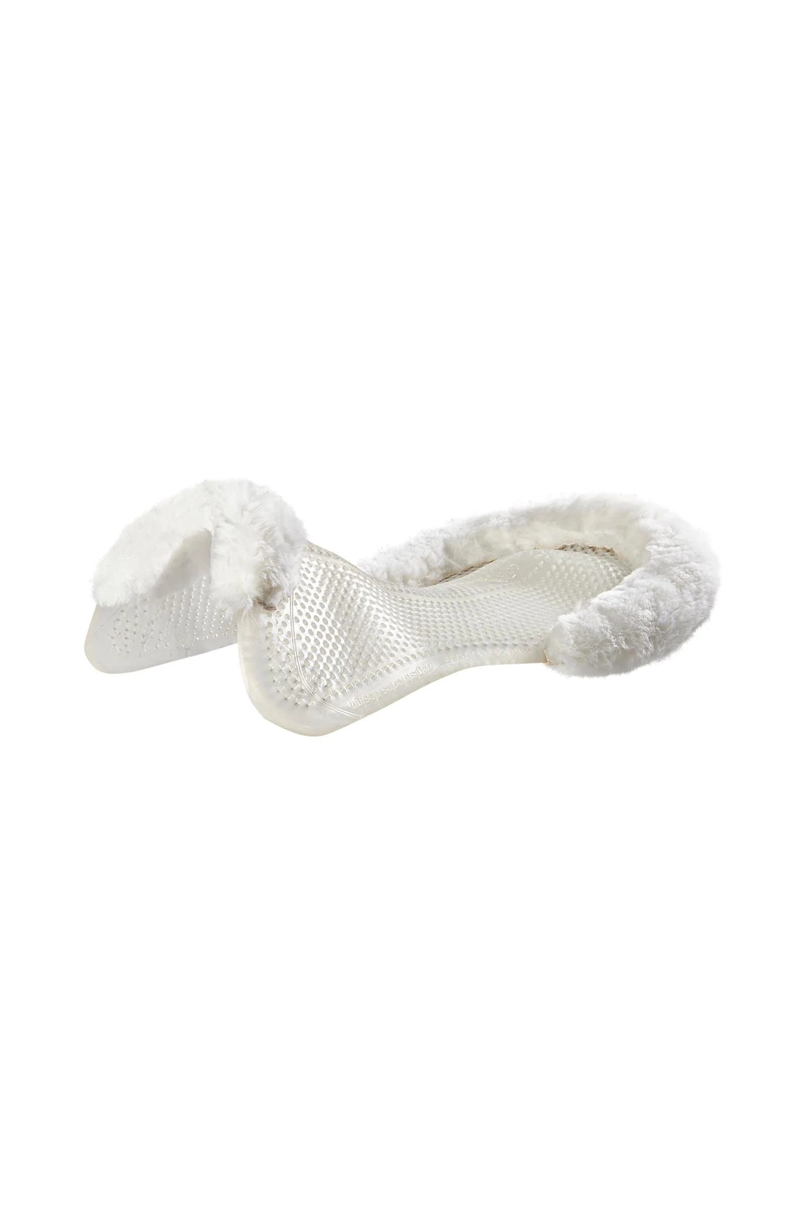 Theraputic Just Gel Pad Cut Out Sheepskin Transparent/White L