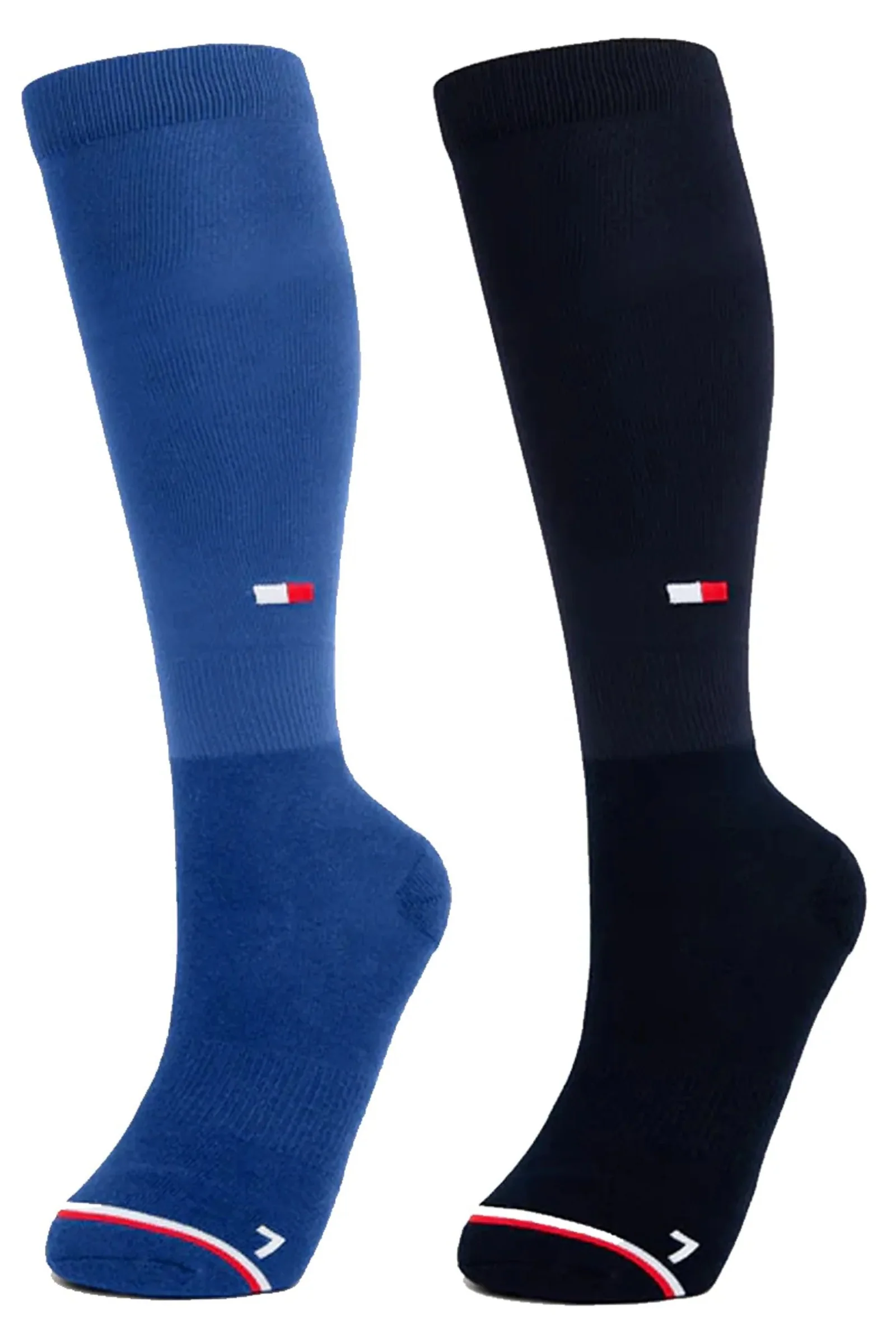 Tommy Hilfiger 2 Pack LONDON Long Winter Riding Socks MULTI Mixed Colors 2,5-5