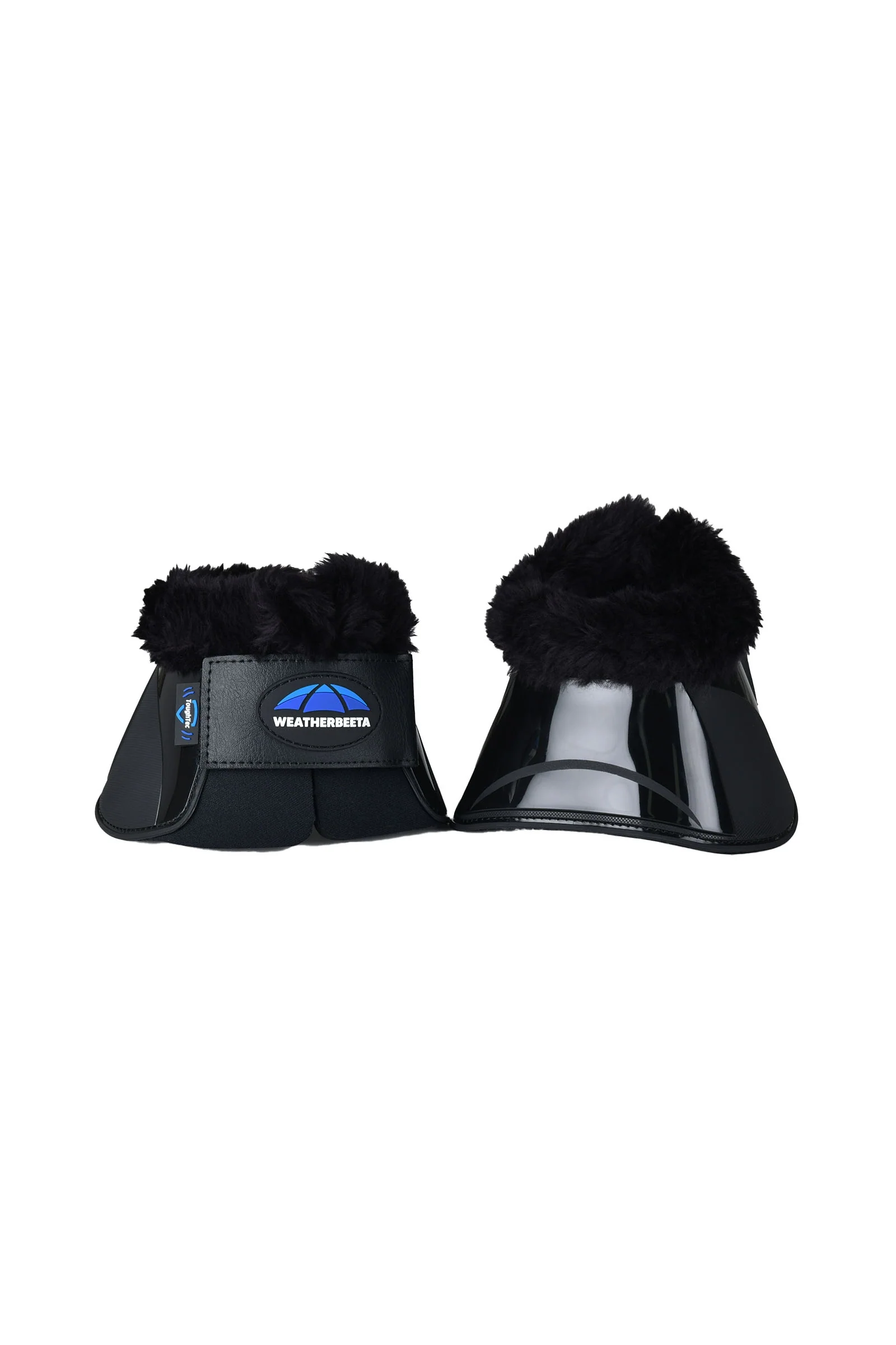 Tough-Tec Impact Fleece Trim Bell Boots Black/Black F