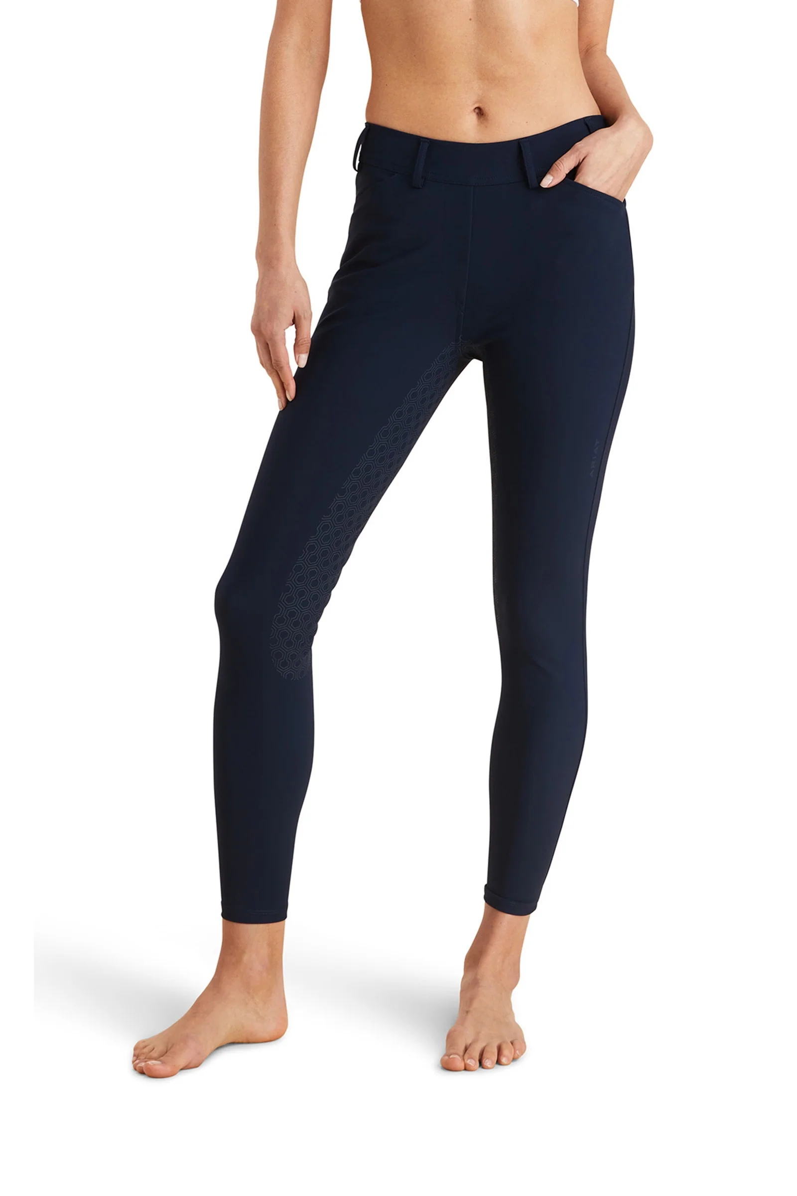 Tri Factor Fullseat Women's Pull-On Breeches Dark Blue M