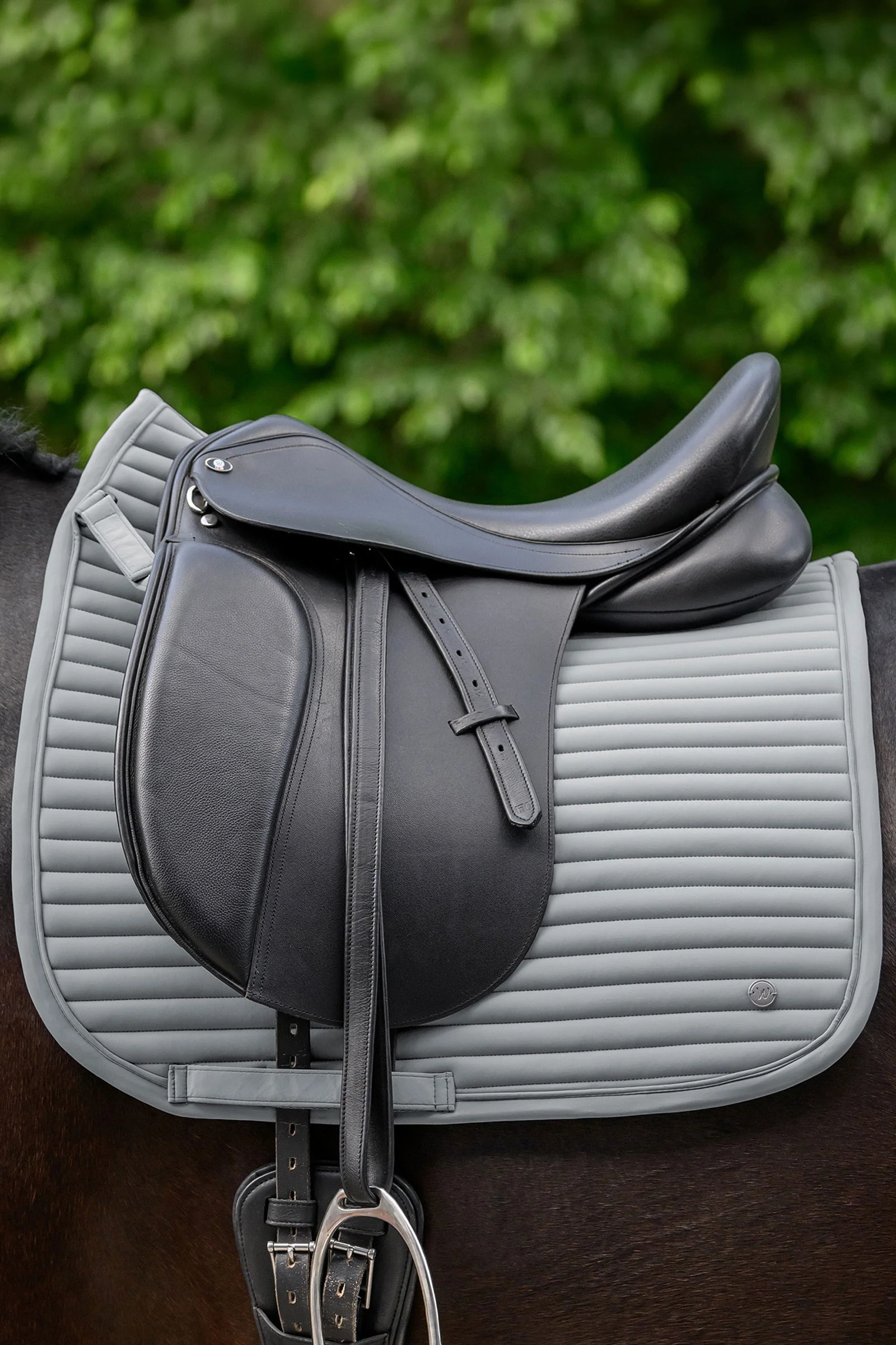 Trinidad Dressage Saddle Pad Chrome Grey F