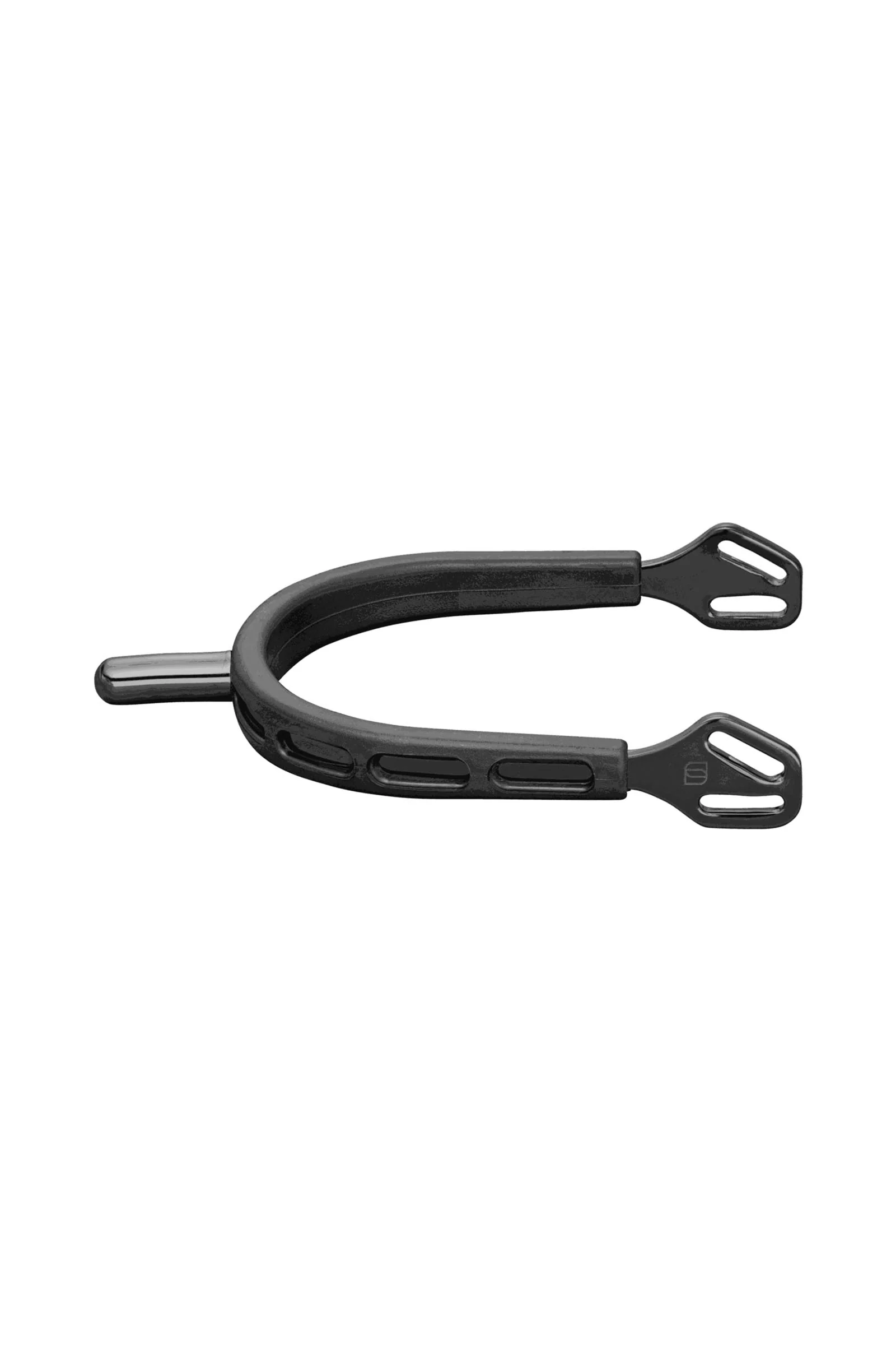 Ultra Fit Extra Grip Spurs, Stainless St. 25mm Rounded Neck Black 25