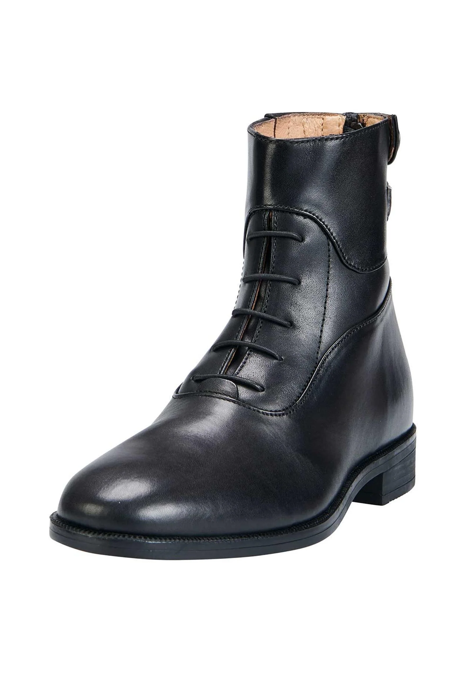 Unisex Ankle Boots With Laces Black 6,5