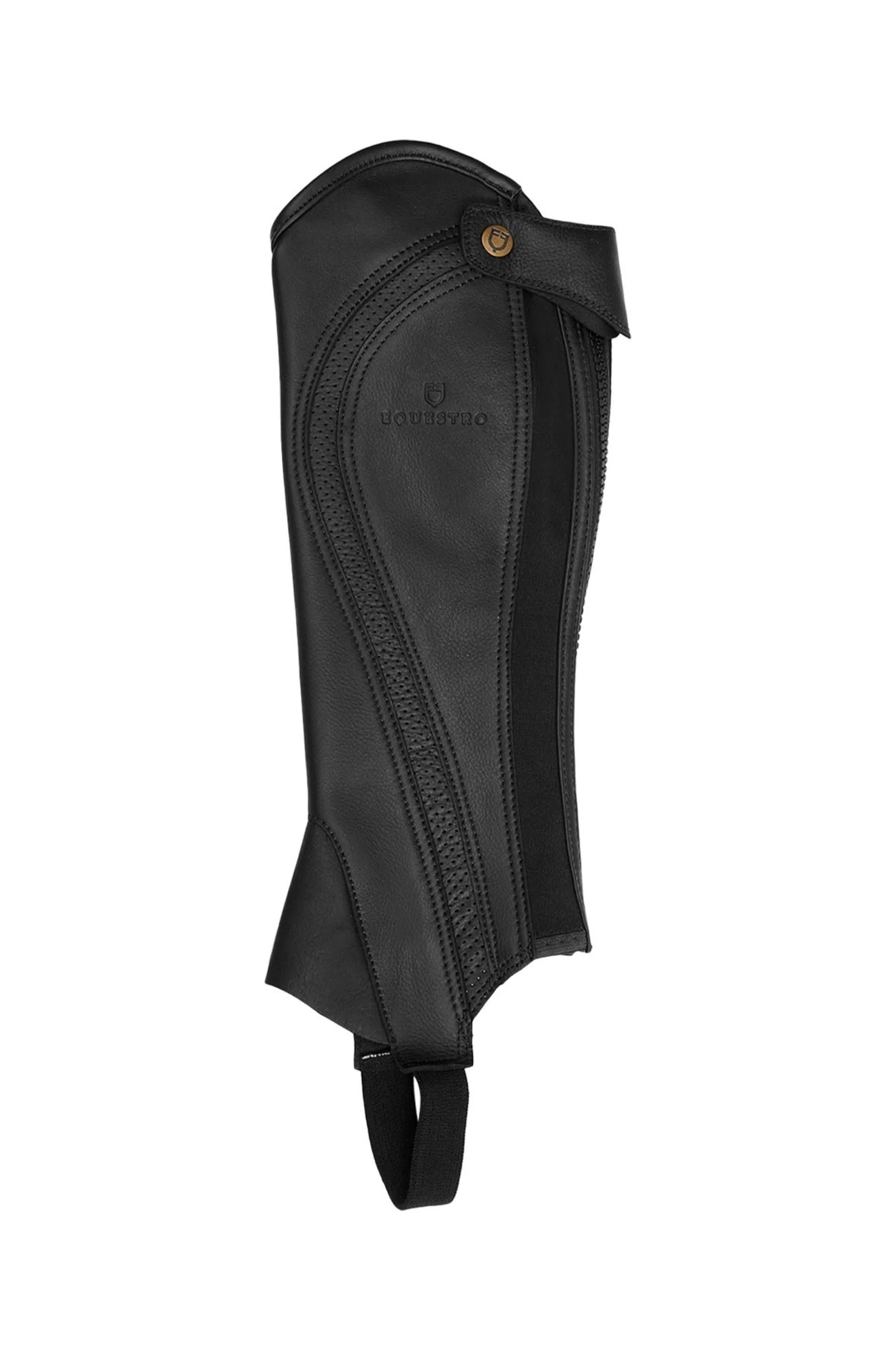 Unisex Chaps Perforated Leather Maximum Comfort Black XXS
