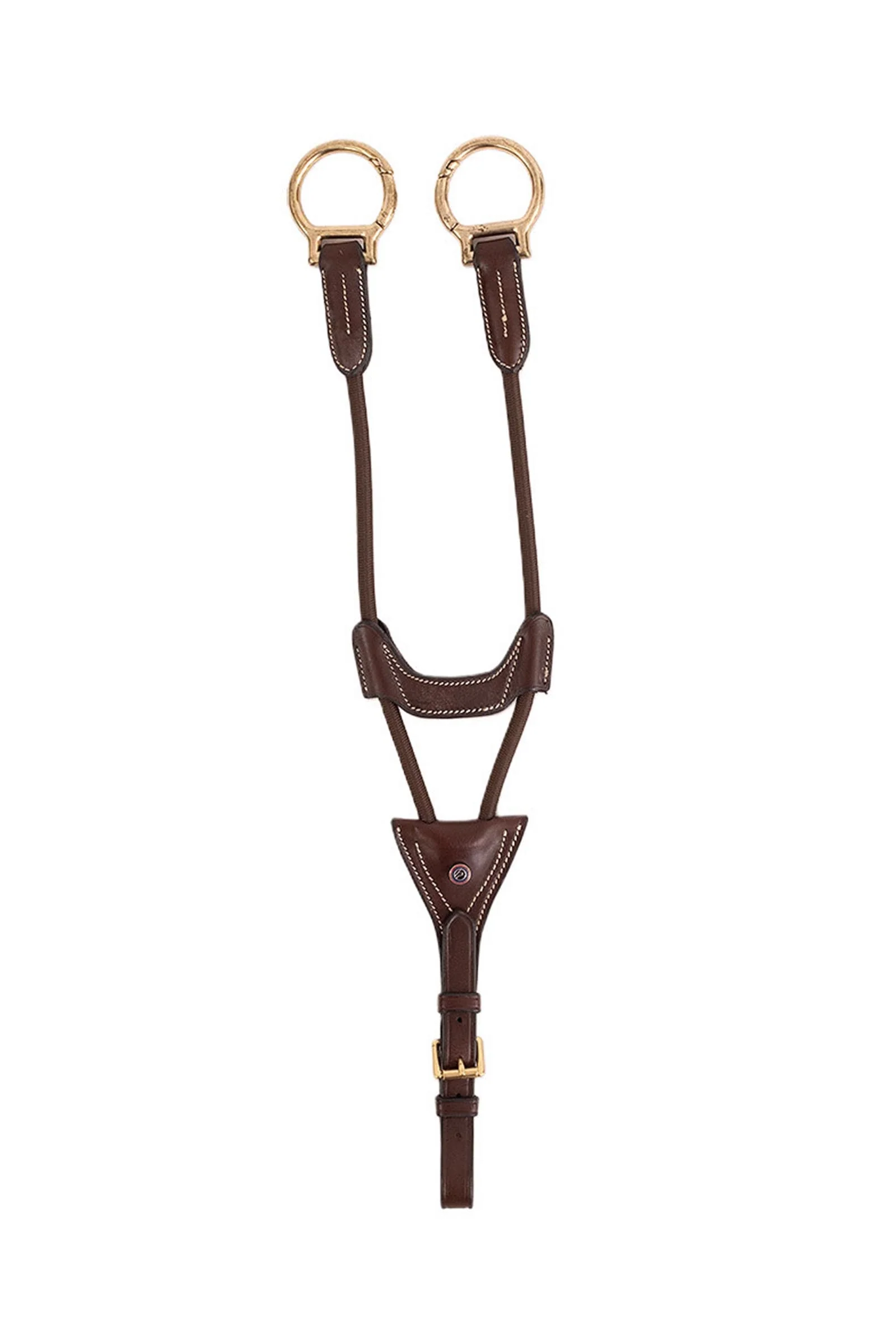 Valkenswaard Elastic Running Martingale Attachment Brown/Gold F
