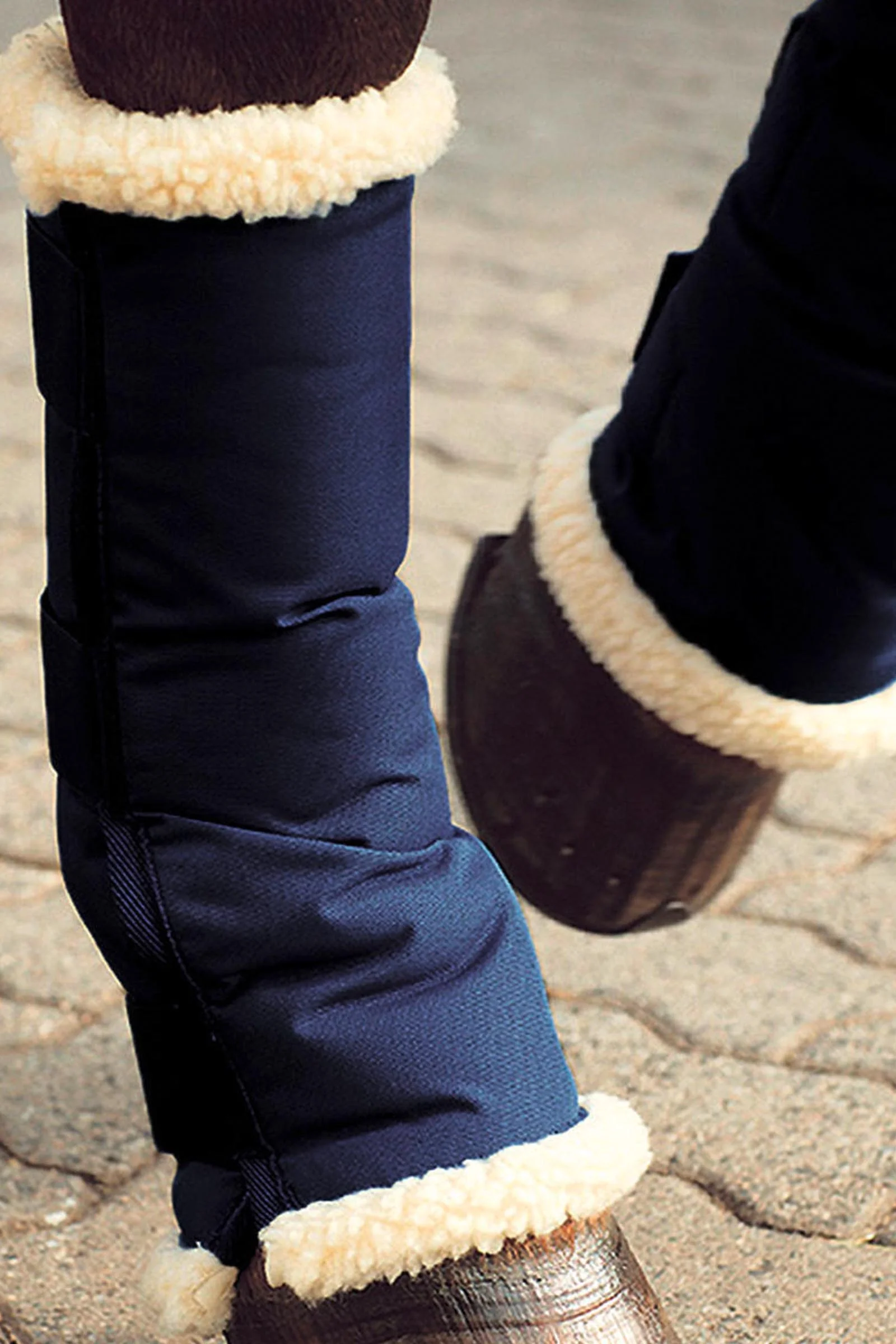 Warming and Travelling Boots (4pcs) Navy One Size