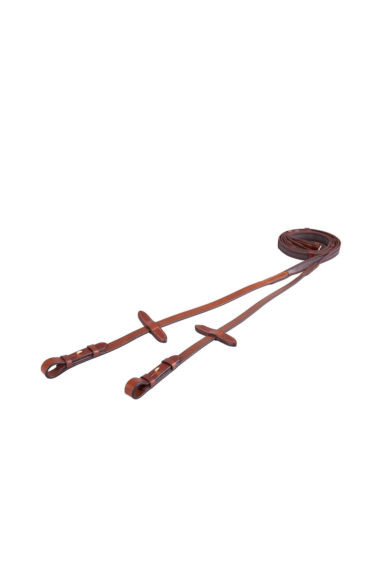 Web Grip Reins, 19 mm Tobacco/Gold F