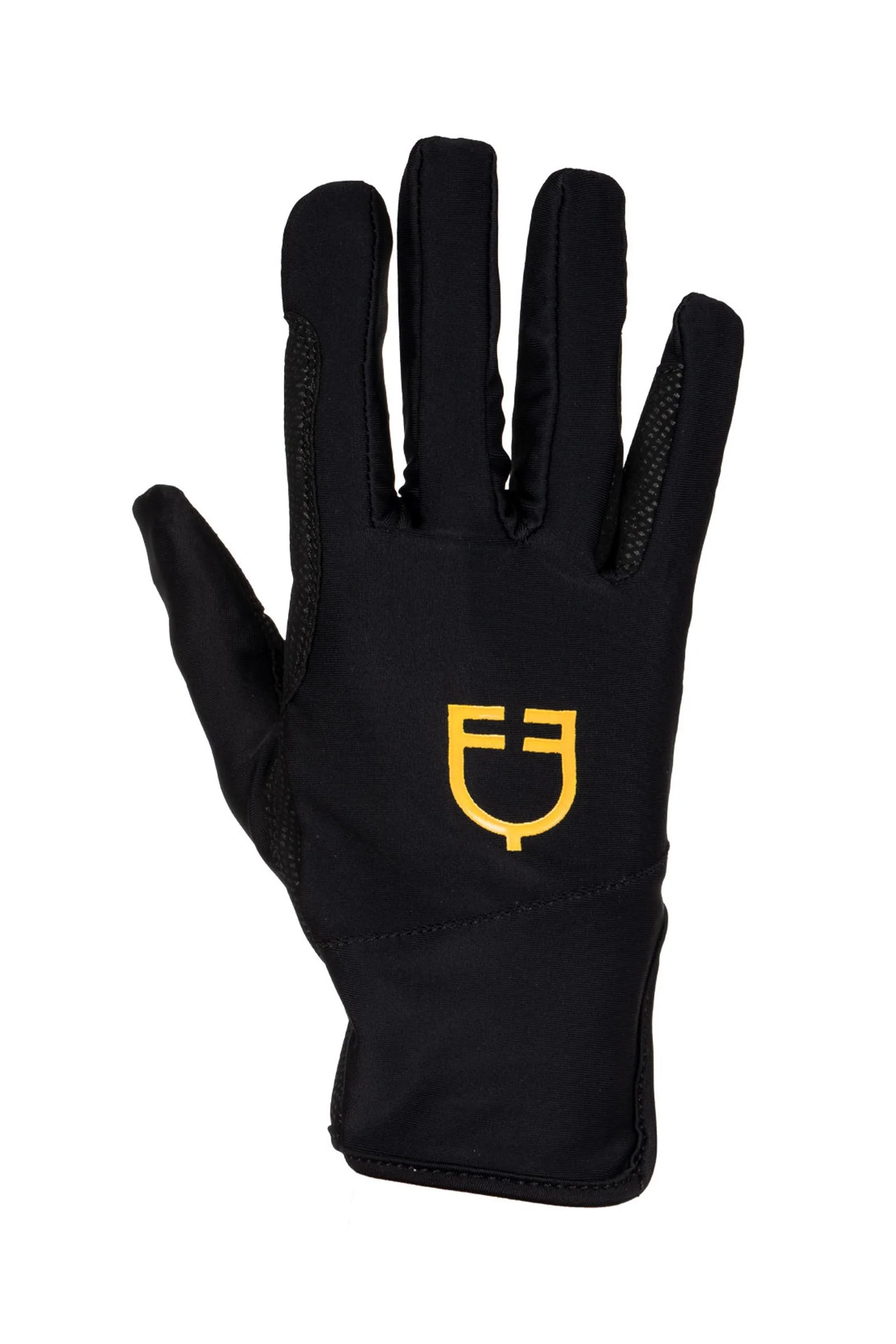 Women's Gloves in Special Elastane Fabric With Logo Black XXS
