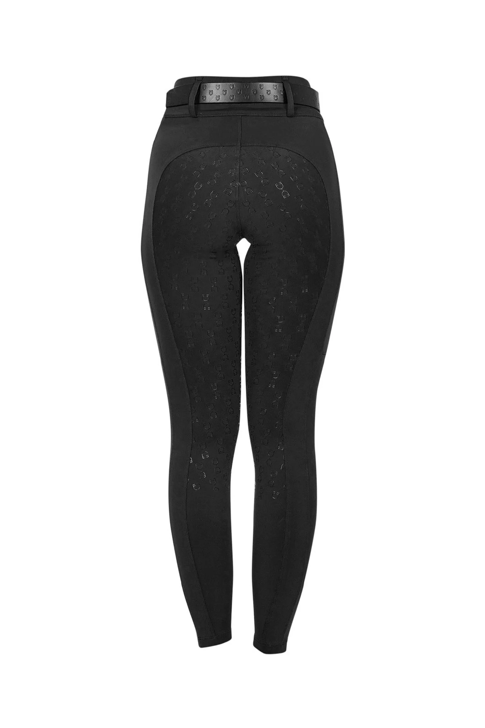 Women's High-waisted Leggings Full Grip With Belt Loops Black XL