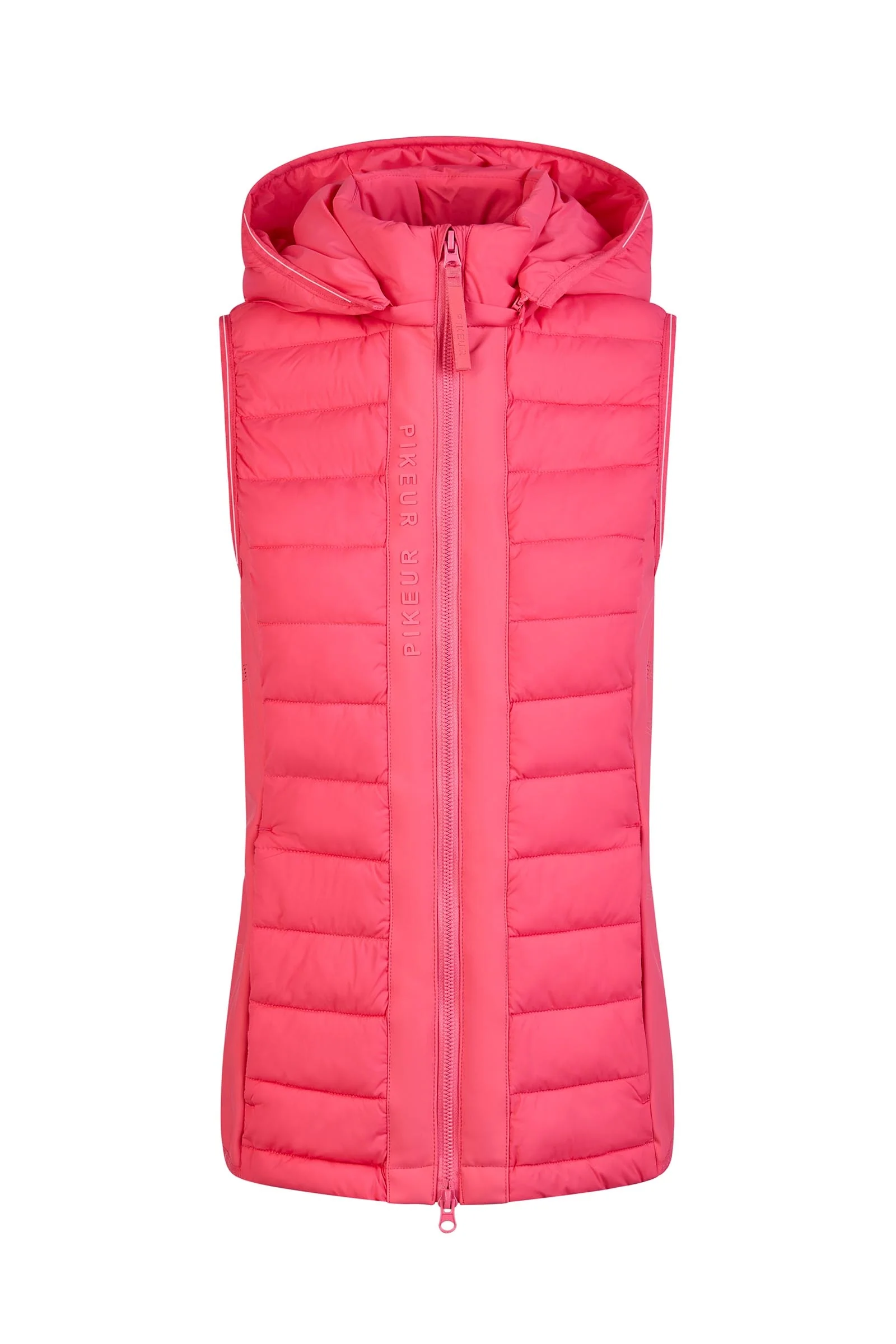 Women´s Hybrid Vest With Detachable Hood Raspberry Pink 8