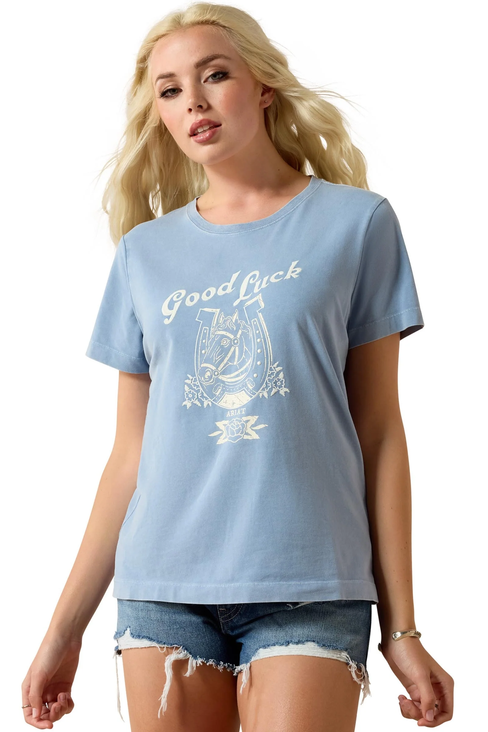 Women's Lucky Dreams T-Shirt Ashleigh Blue L