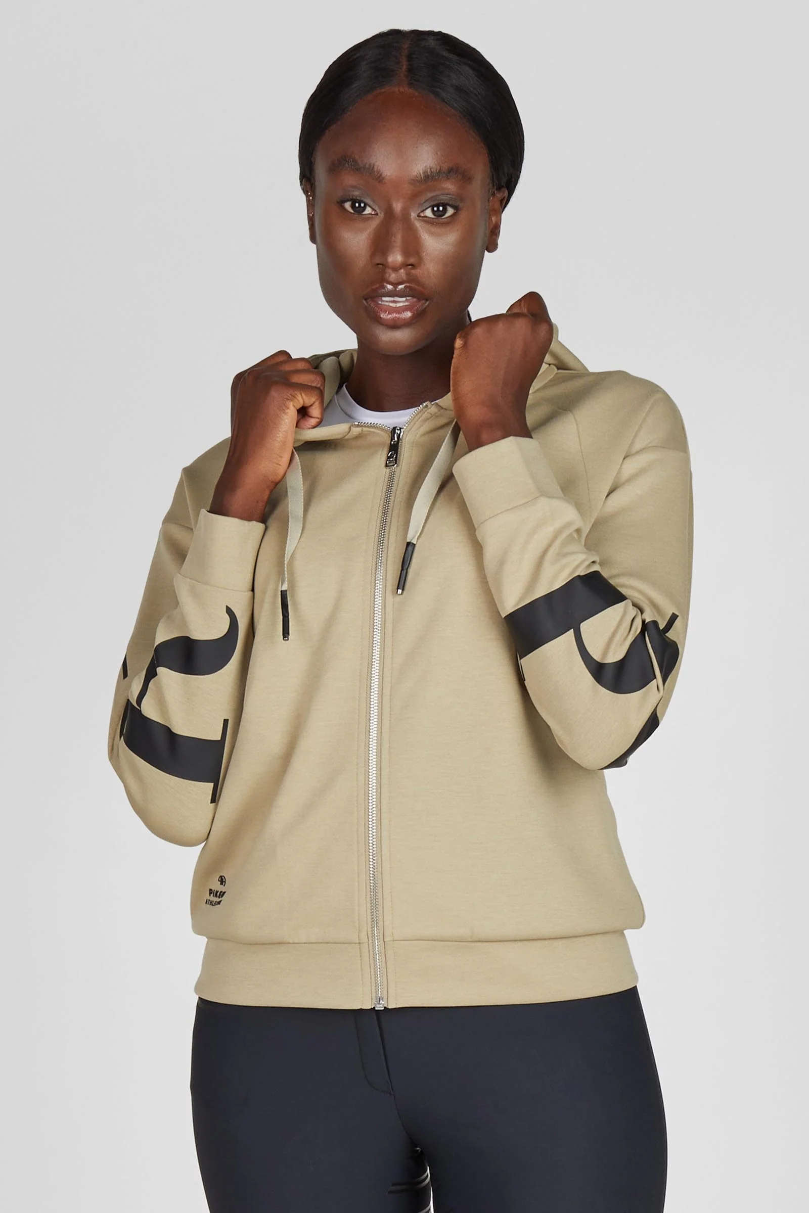 Women´s Oversized Hoody Sweat Jacket Frosted Sage 12