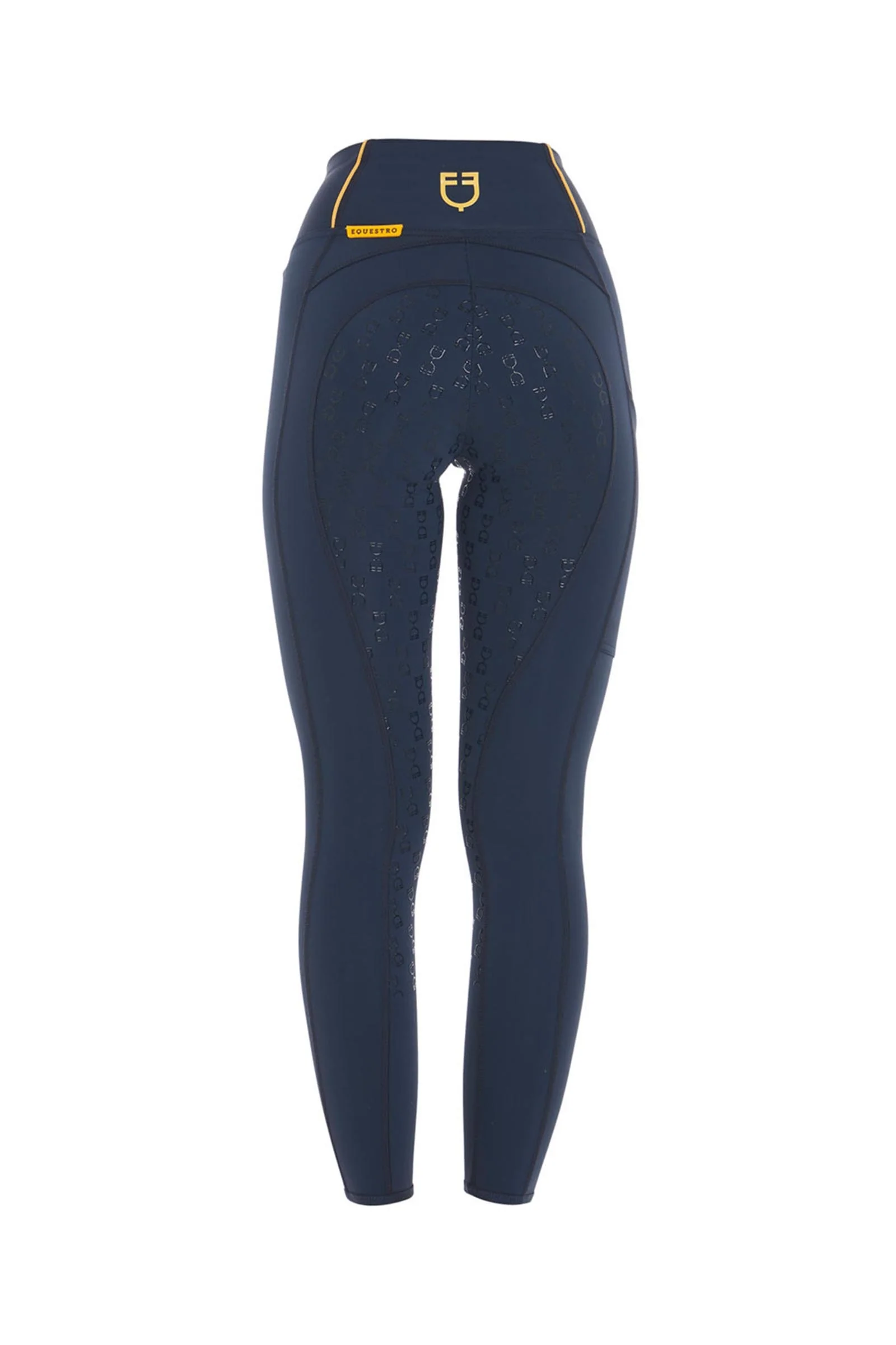 Women's Slim Fit Light Full Grip High-Waisted Leggings Navy Blazer L