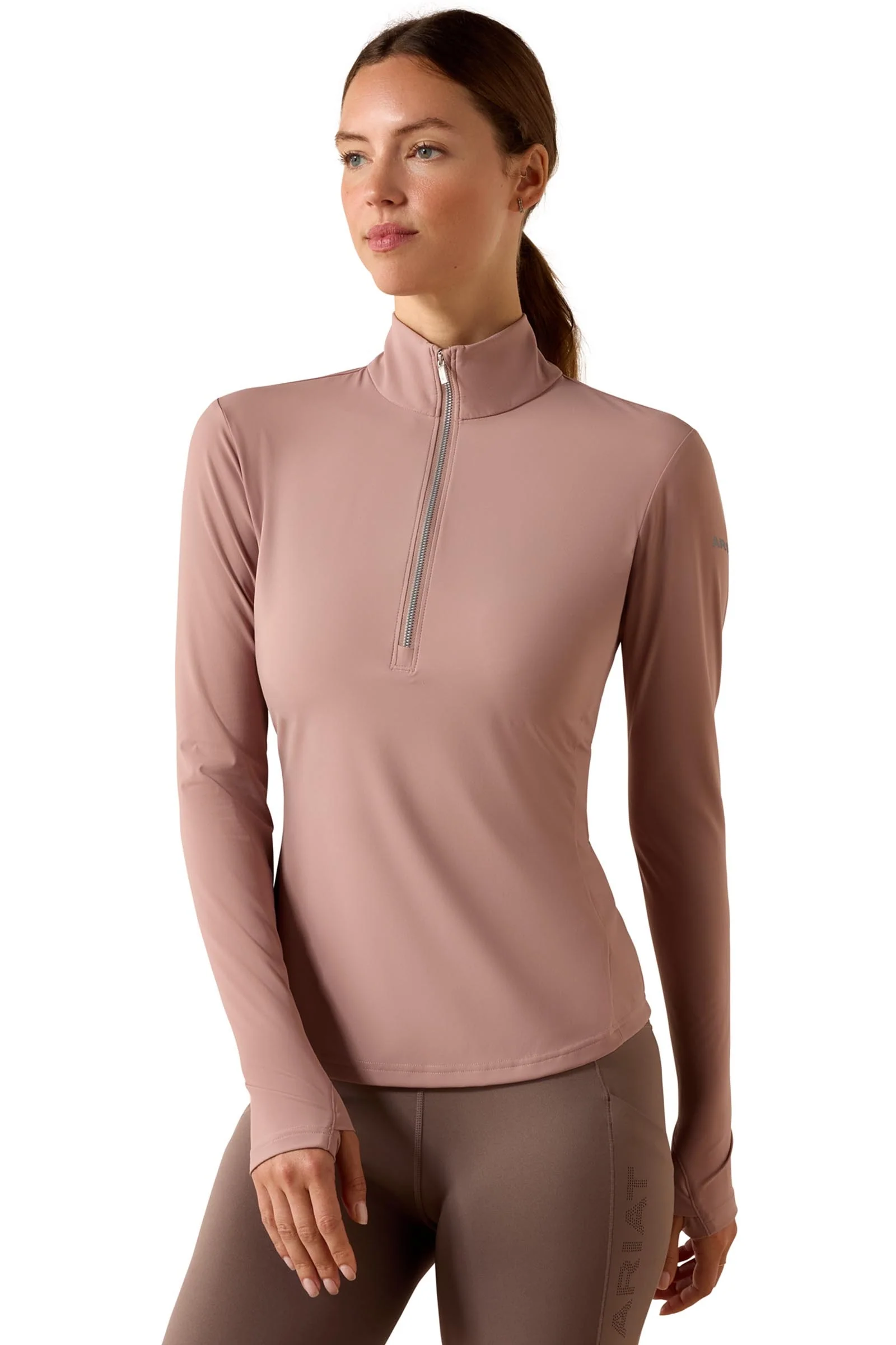 Women's SolVeil 1/2 Zip Baselayer Antler M