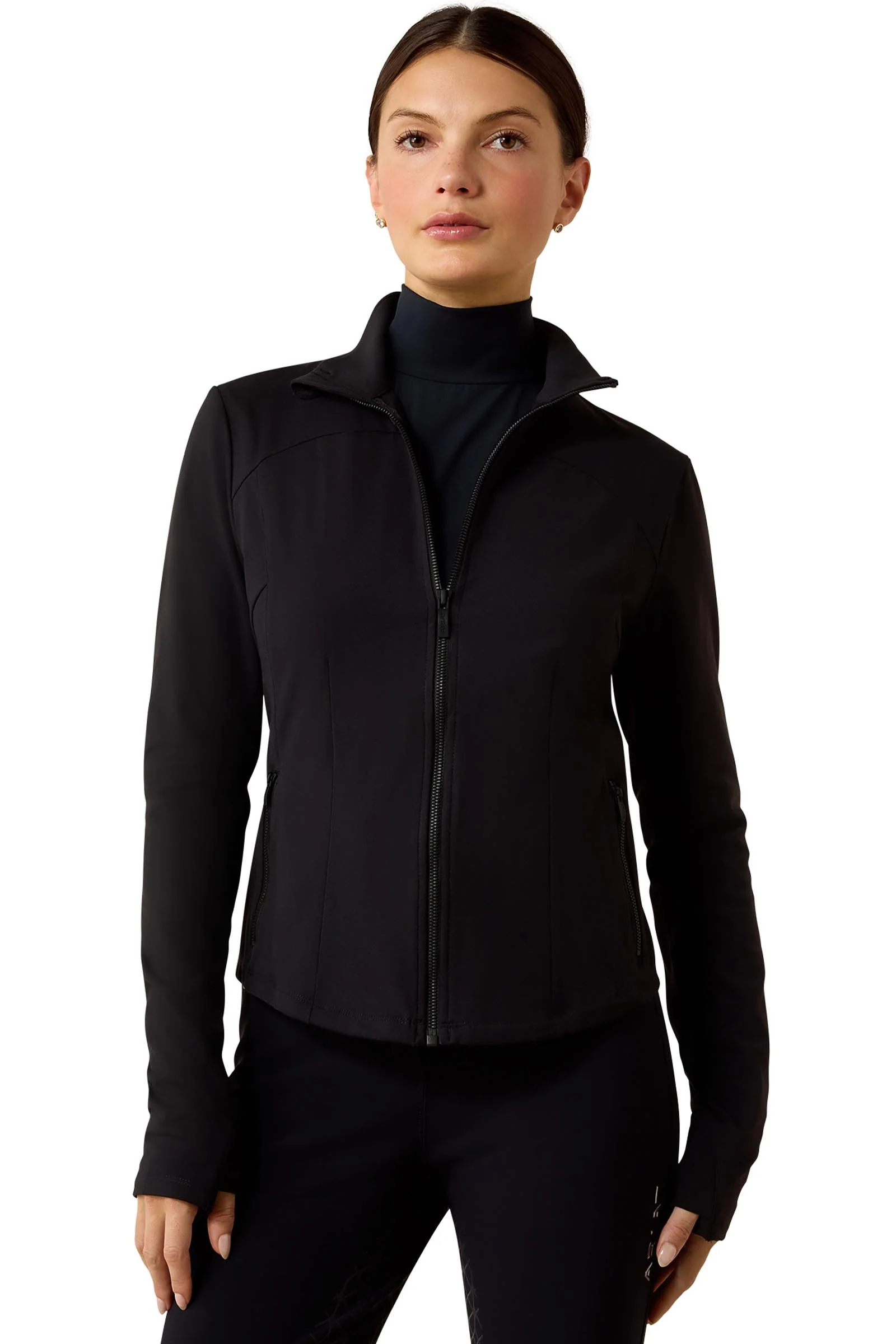 Women's SolVeil Full Zip Black XS