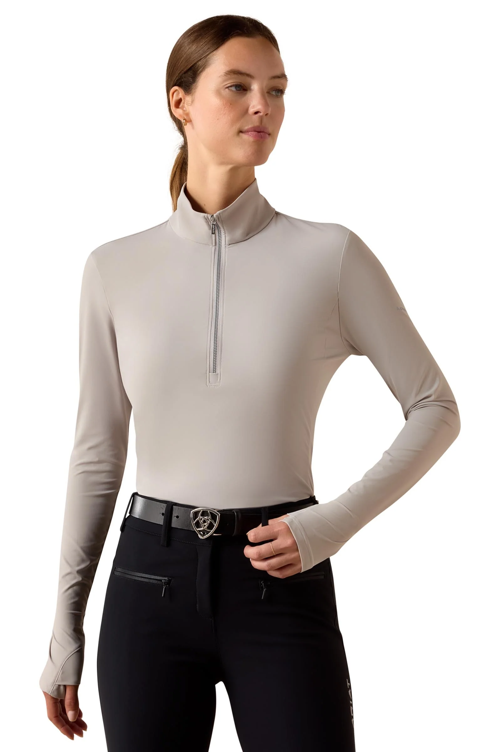 Women's SolVeil Long Sleeve Baselayer Show Grey M