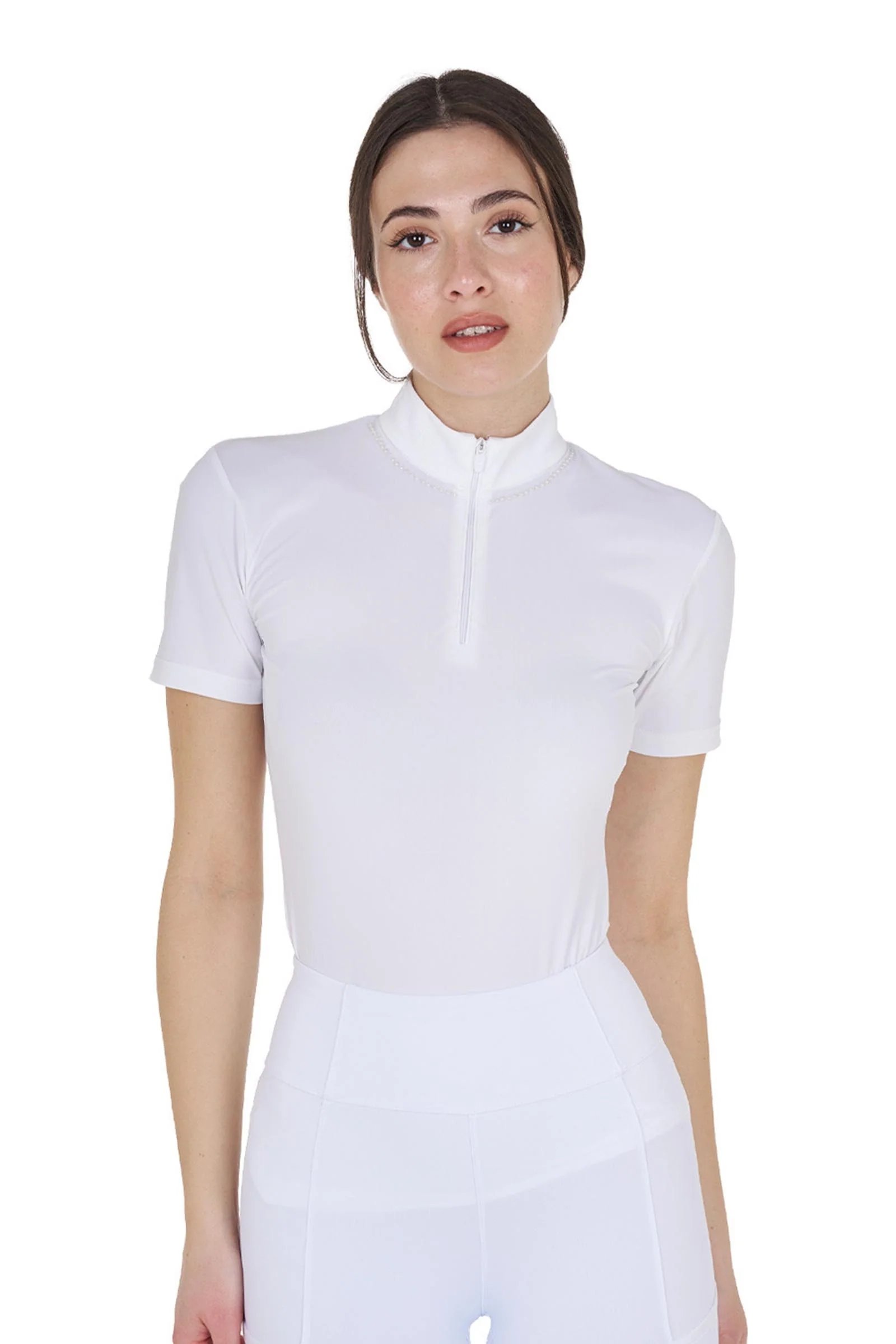 Womens Training Polo Shirt White L