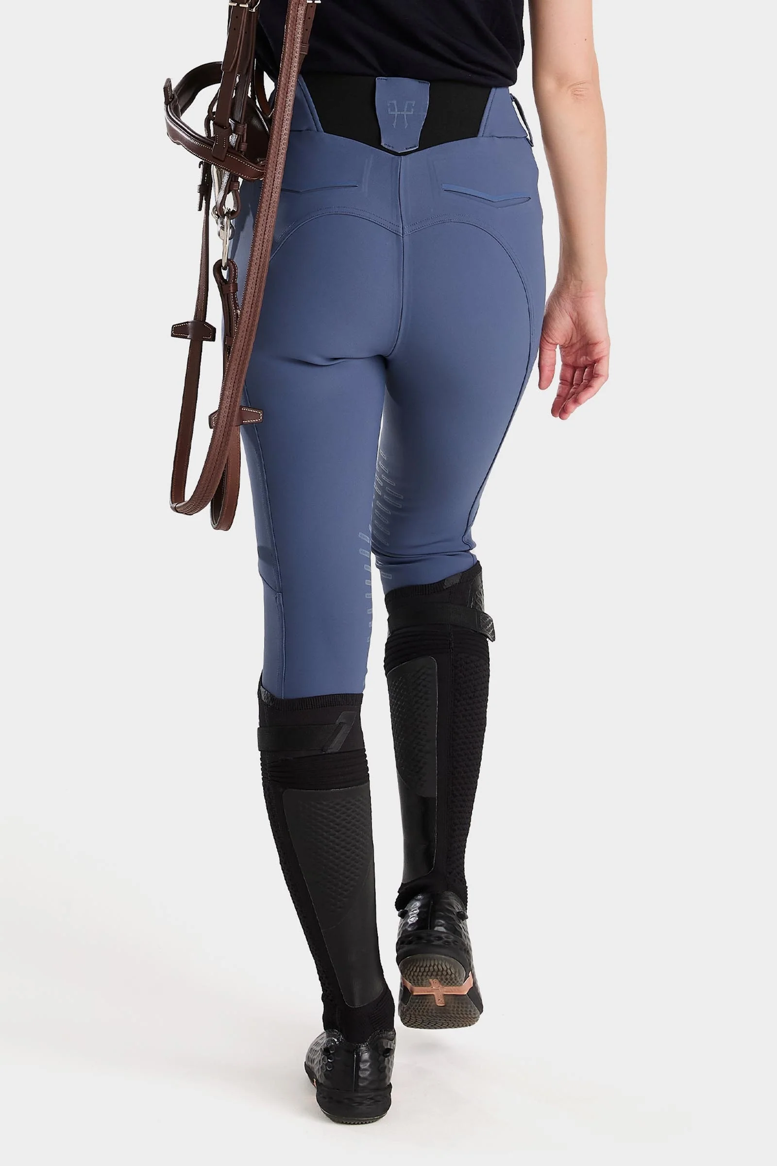 X-Perform Iconic Riding Women´s Kneegrip Breeches Vintage Indigo 4