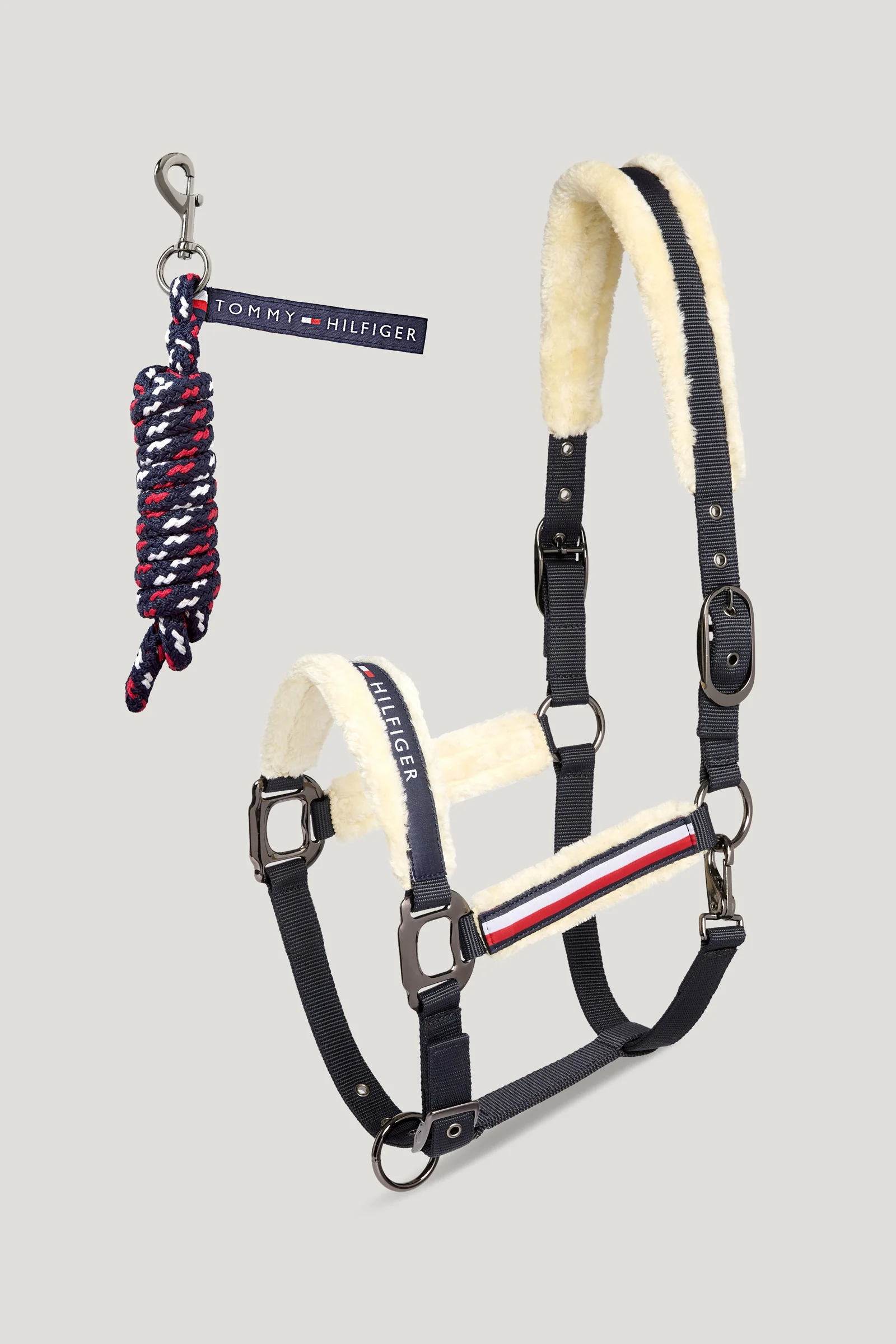 Yale Set Faux Fur Halter Rope Desert Sky F