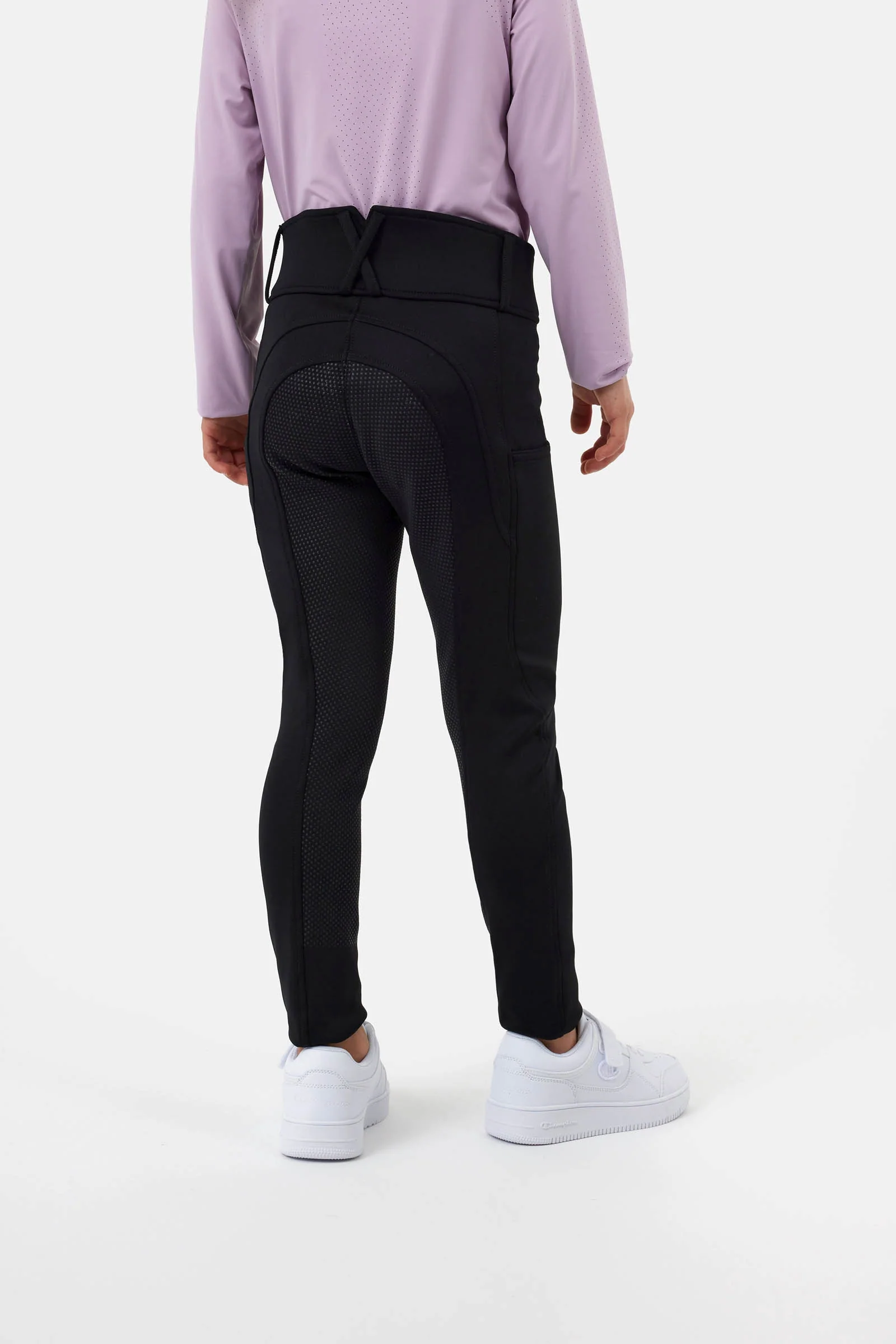 Young Rider Chara Fullgrip Breeches Black 8-10 years