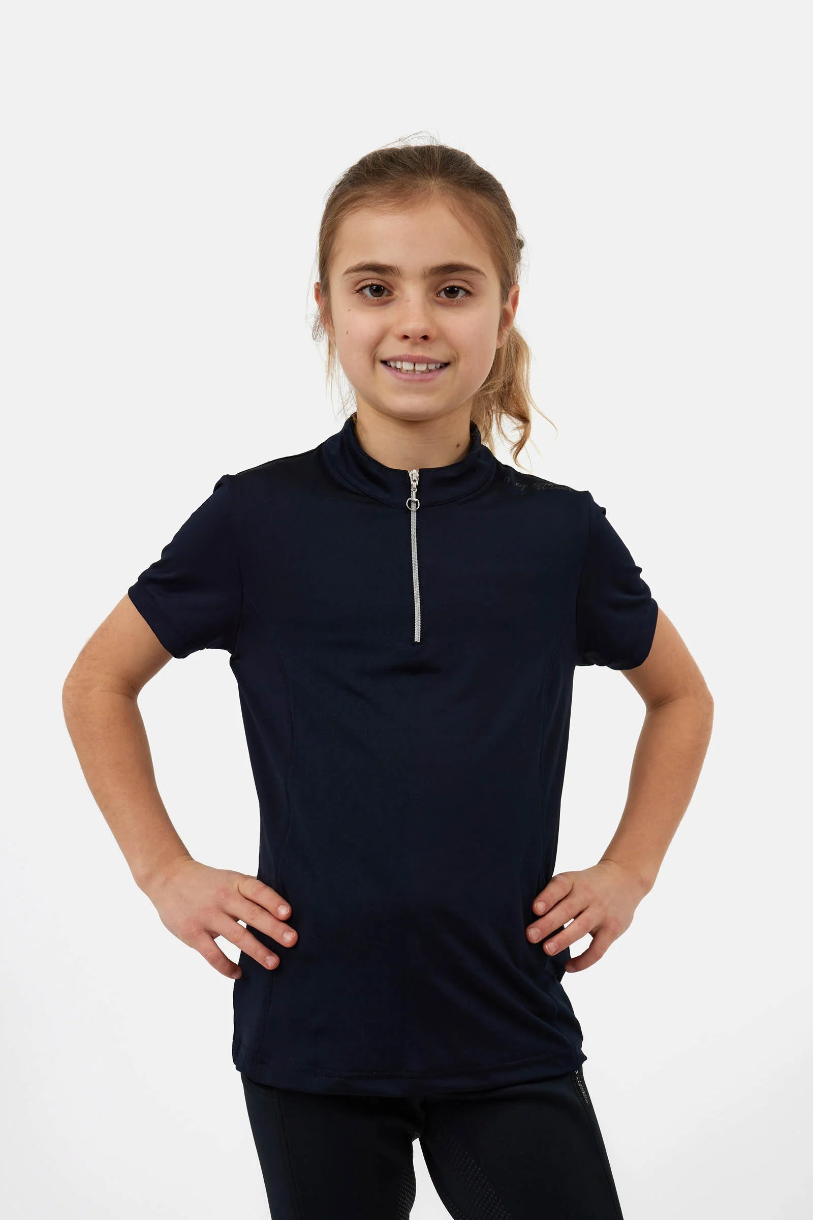 Young Rider Mina Training Shirt Dark Navy 8-10 years