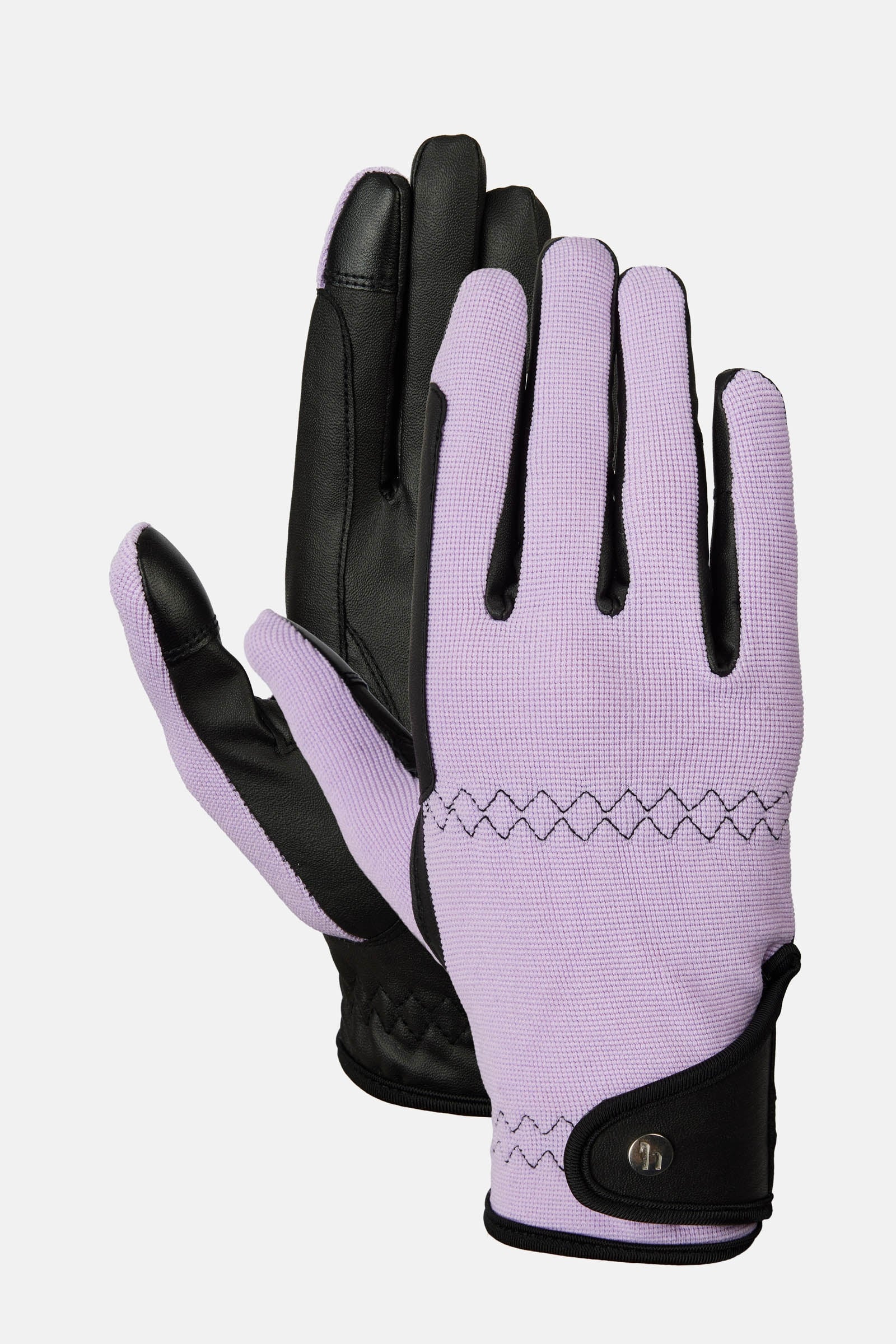 Young Rider Romy Riding Gloves Lavender Frost 4