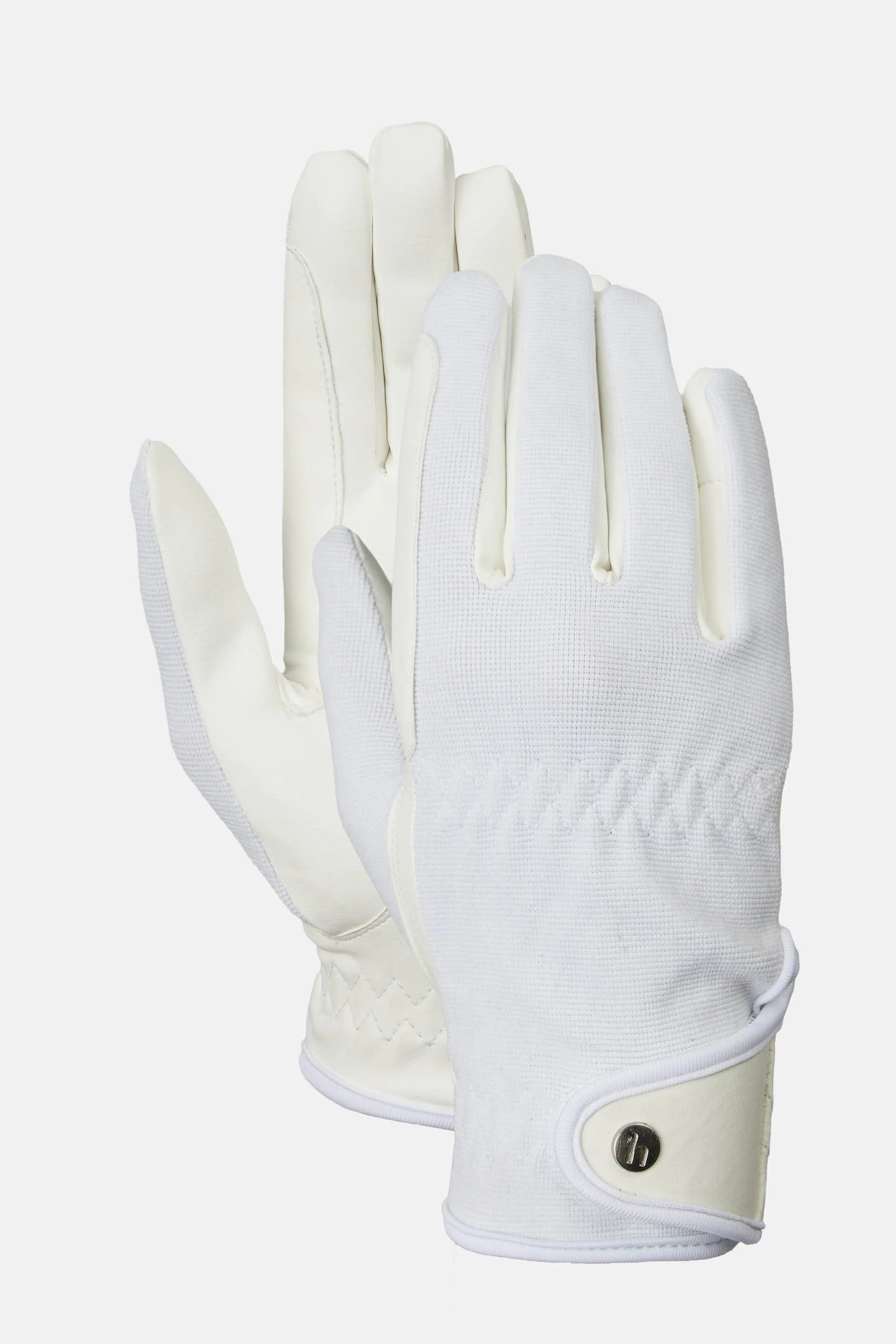 Young Rider Romy Riding Gloves white 5